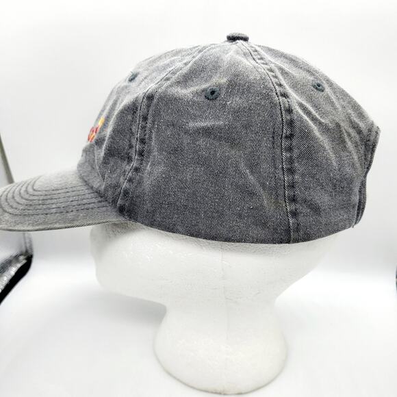 Household Grey Embroidered 100% Cotton Adjustable Baseball Cap Unisex One Size - Picture 3 of 6